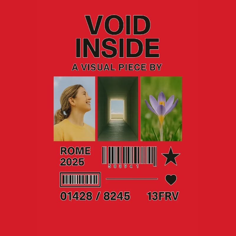 Inner Void: Collage Light Flower