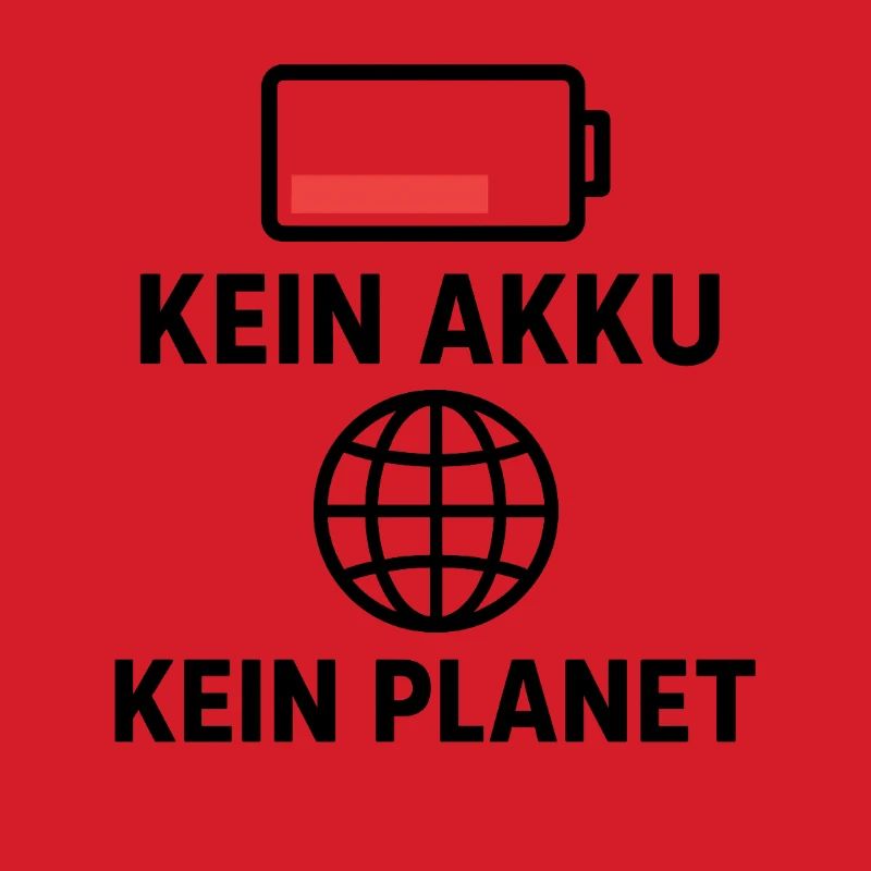 Umweltbewusstes Statement T-Shirt
