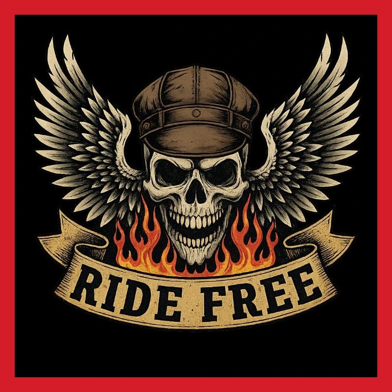 Biker Skull Design