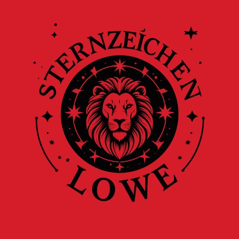 Löwe Sternzeichen Mandala