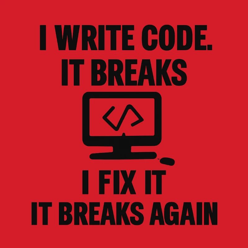 I Write Code – Funny Programmer T-Shirt