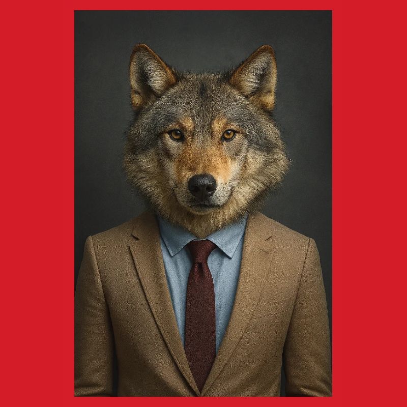 Wolf im Anzug
