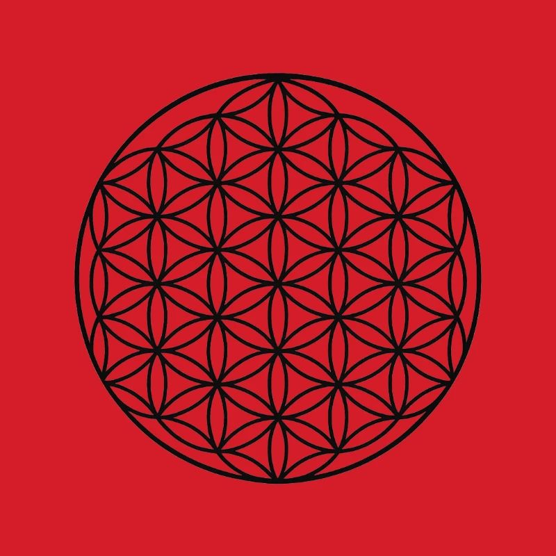 Conception de cercle de fleur de vie