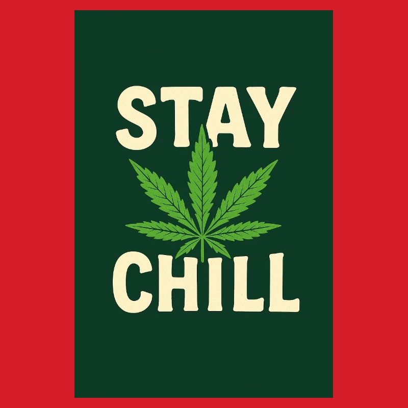 Stay Chill Cannabis Leaf