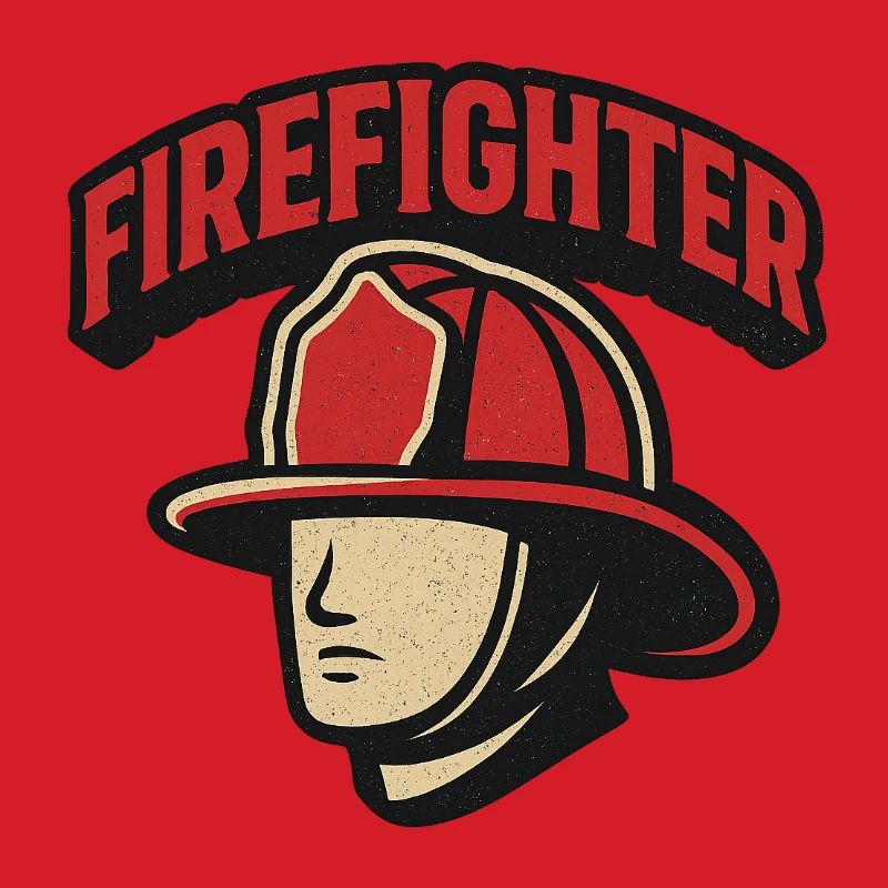 Feuerwehrheld Retro