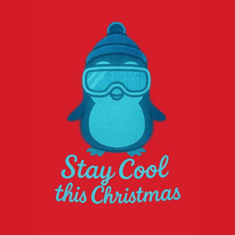 Stay Cool Weihnachts Pinguin