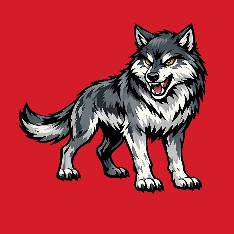 Wolf Ghost Illustration