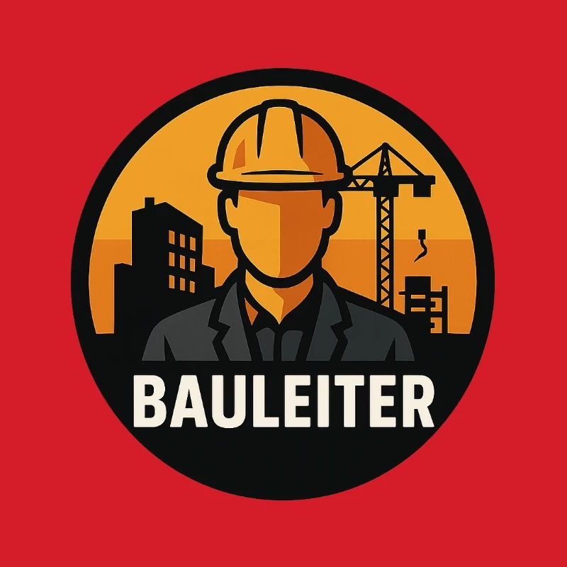 Builder Icon: Construction Worker at Construction Crane