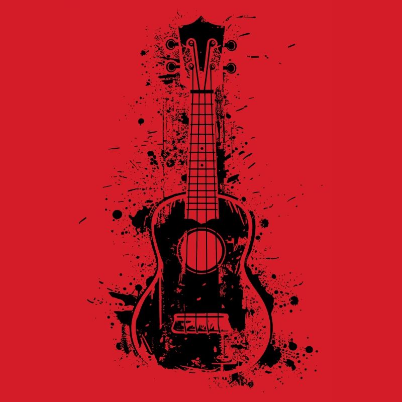 Ukulele Paint Blobs