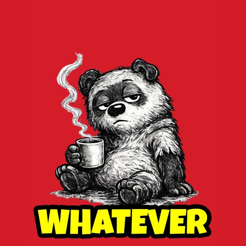 Whatever – Grumpy Bear Coffee (Sketch)
