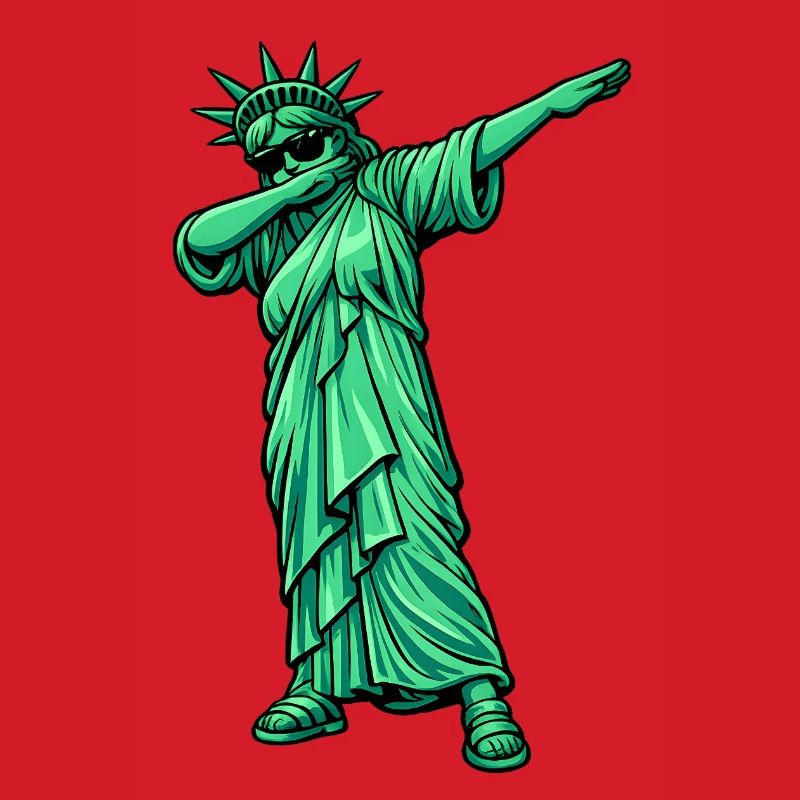 Dabbing Freiheitsstatue
