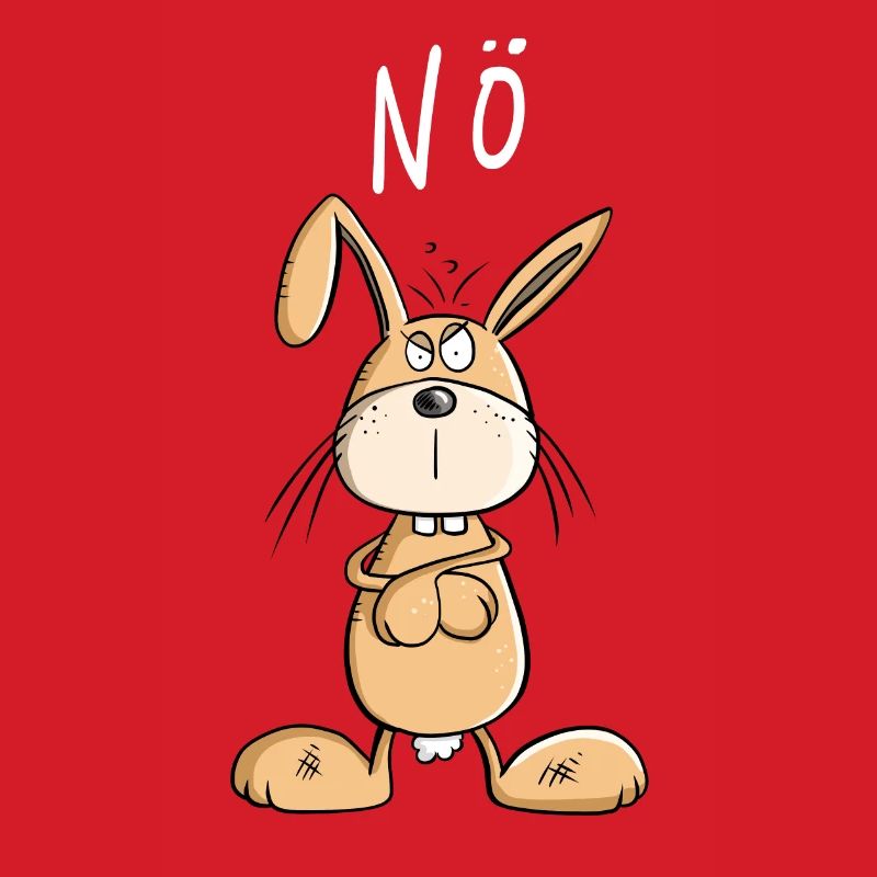 NÖ Hase Comic Ostern Geschenk