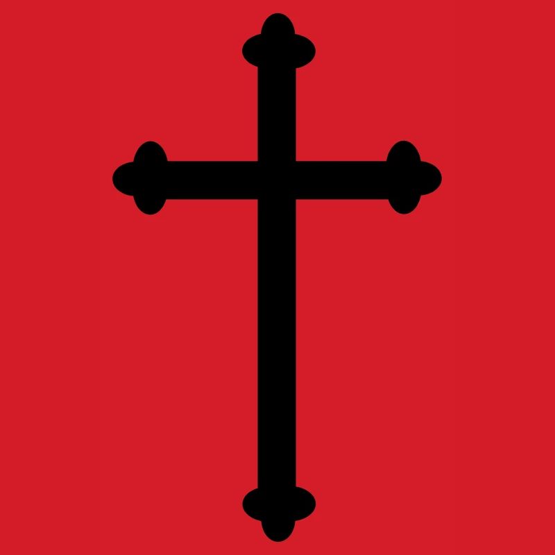 Kreuz als Schattenbild