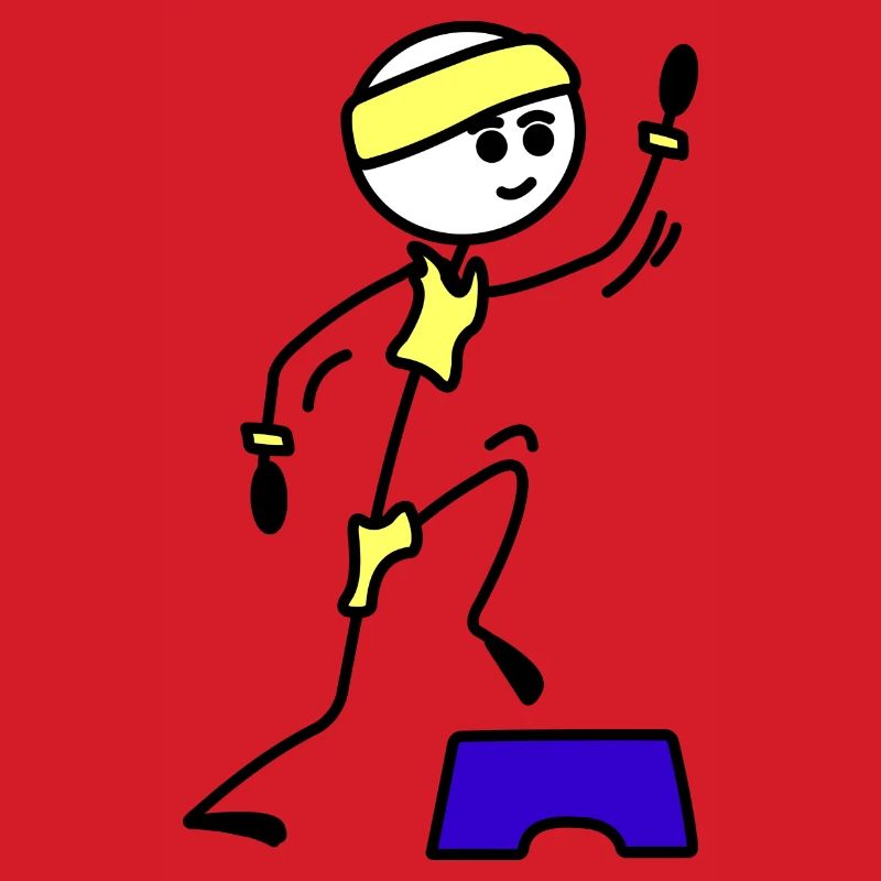 Schritte oder Aerobic Mädchen Trainingsübung