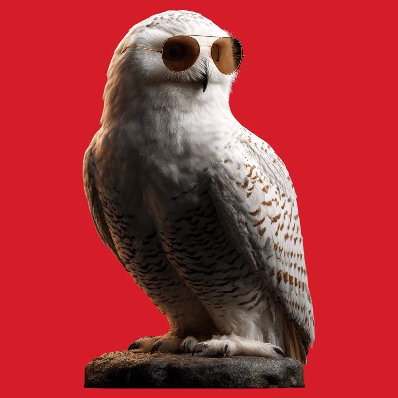 Schneeeule Weiße Eule Kauz Uhu Owl Schnee Eulen