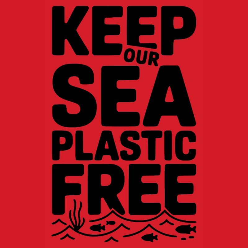 Halten Sie unser Meer plastikfrei