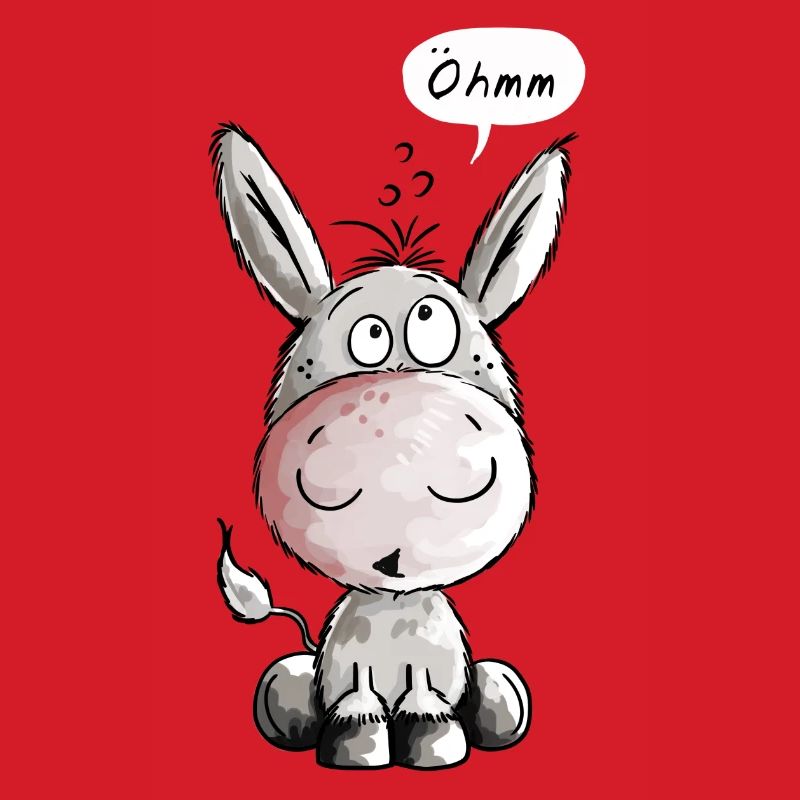 Öhmmm Esel - Eselchen - Comic - Tiere
