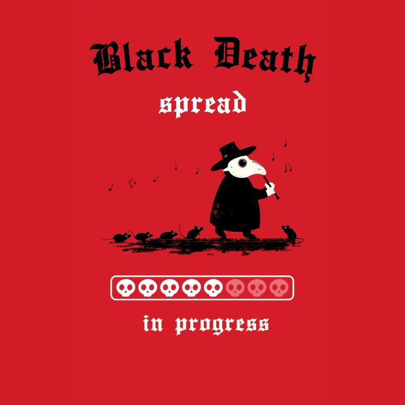 Black Death - spread in progress