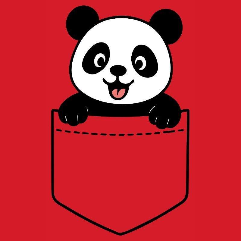 Fröhlicher Panda