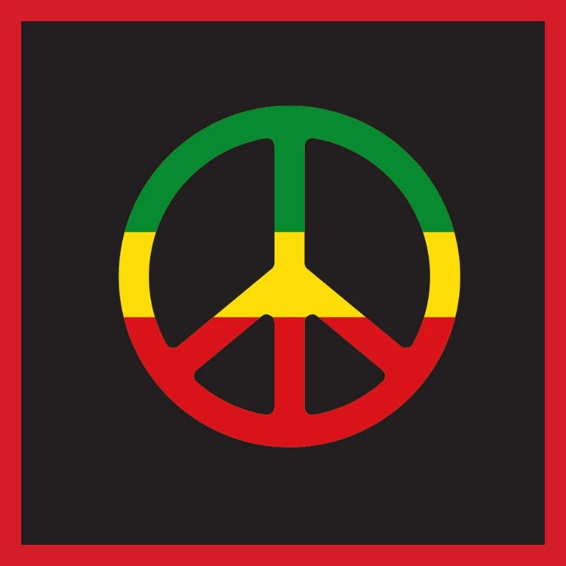 Reggae-Peace-Zeichen