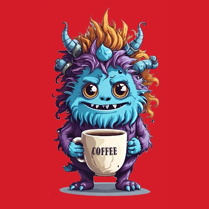 Kaffeemonster - Koffein Zombie - Morgenmuffel