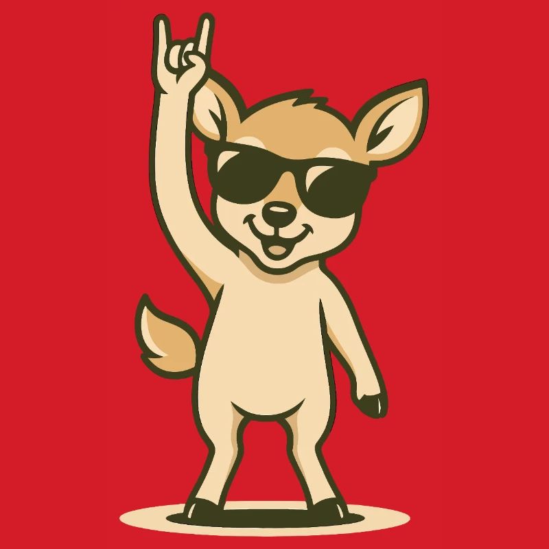 Waldrand-Rocker Rehkitz