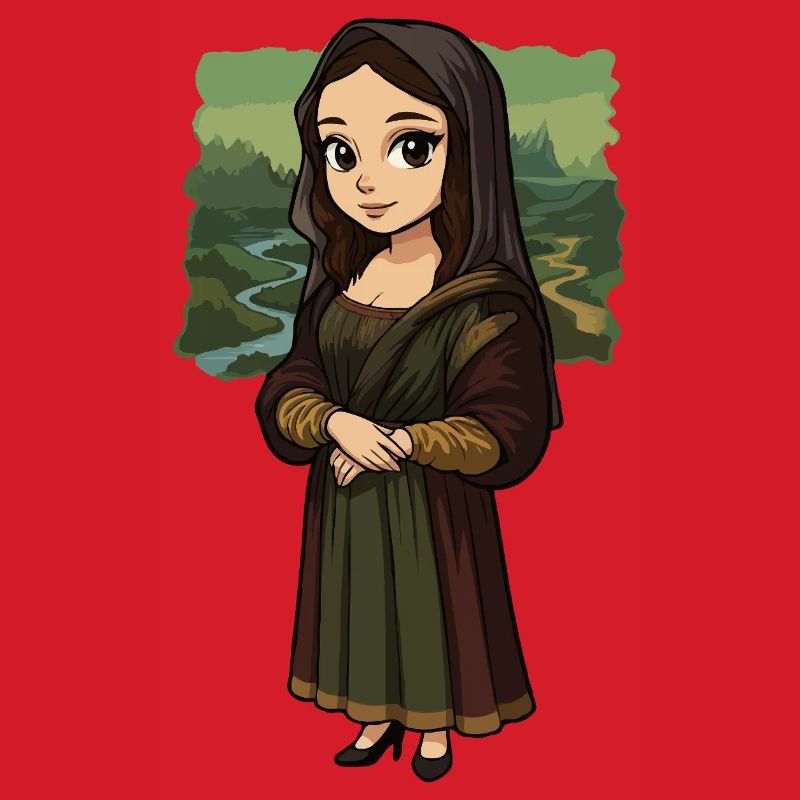 Mona Lisa Chibi style
