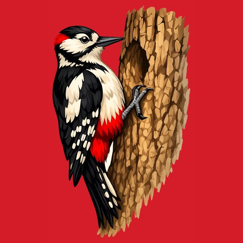 Specht im Baum