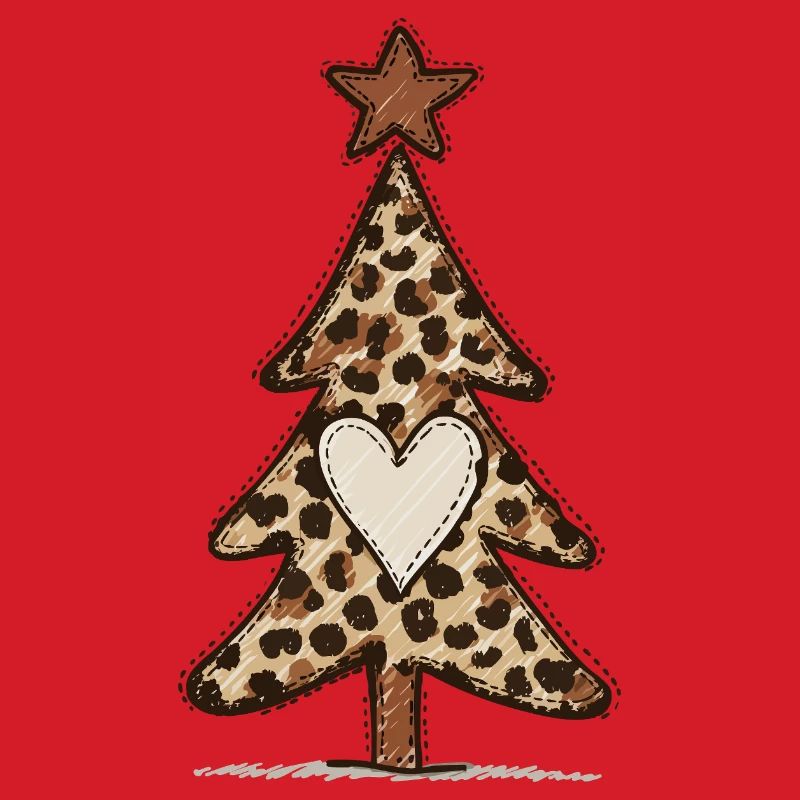 Leoprint Weihnachtsbaum - Leomuster