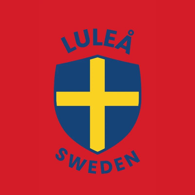 Drapeau de Suède de Luleå