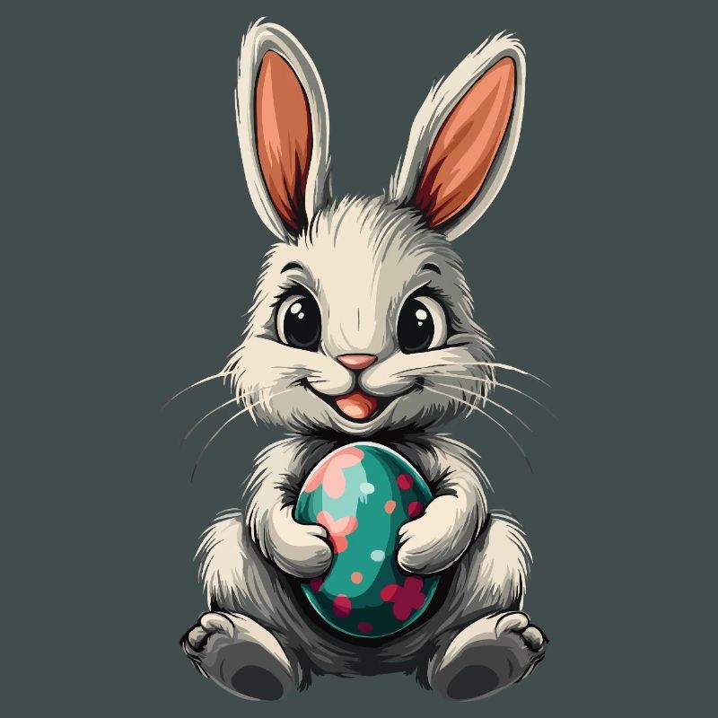 Bunny Easter Rabbit Easter Egg Cute