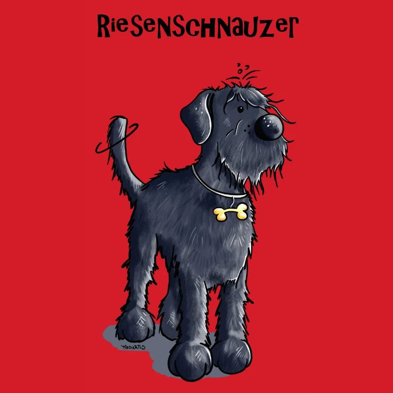 Süßer Riesenschnauzer