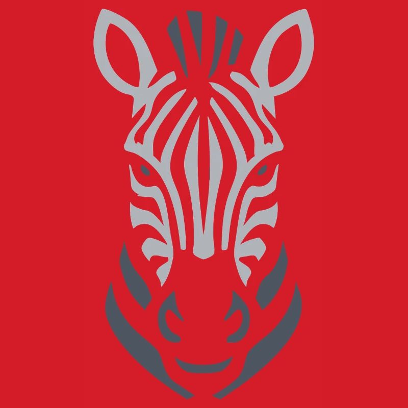 Zebra Silhouette Linienkunst