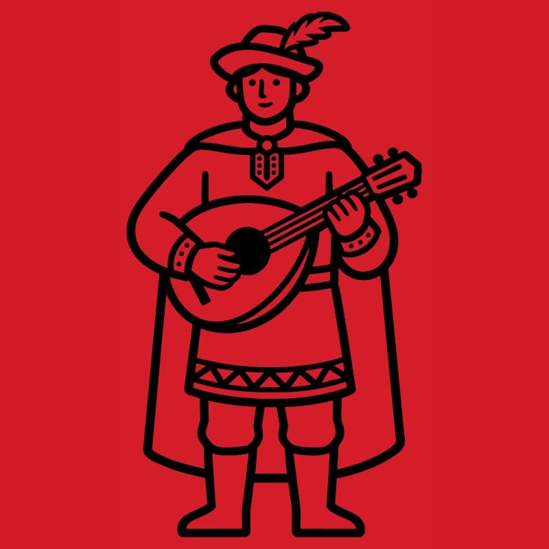Mittelalterlicher Bard