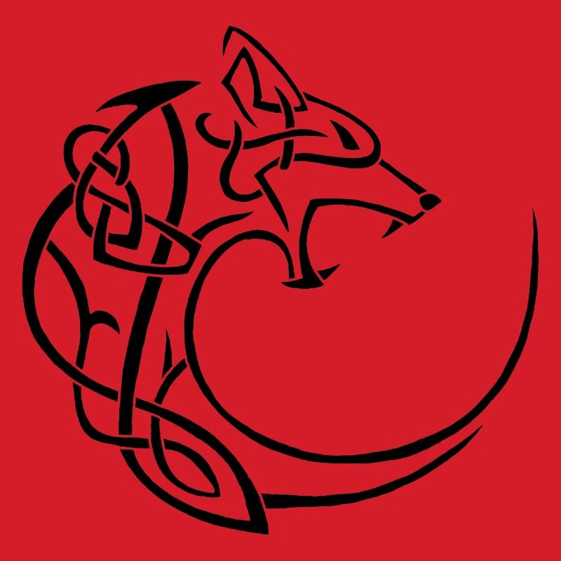 schwarzer Mondwolf