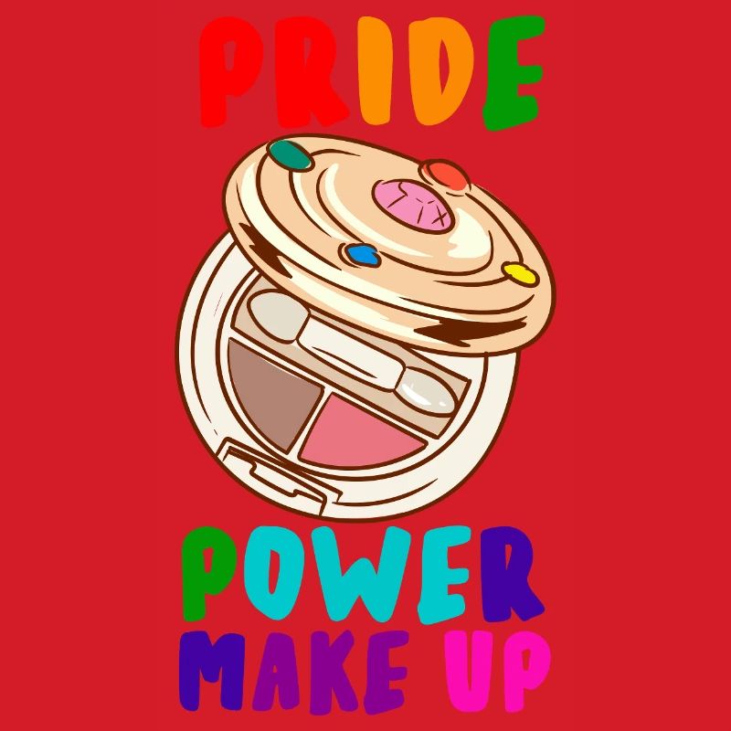 Pride Power Makeup Rainbow Art