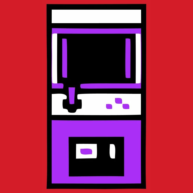 Nostalgischer Arcade Automat Gamer