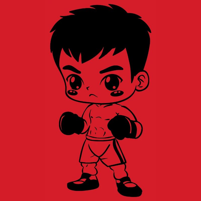 Lustiger Kickboxer