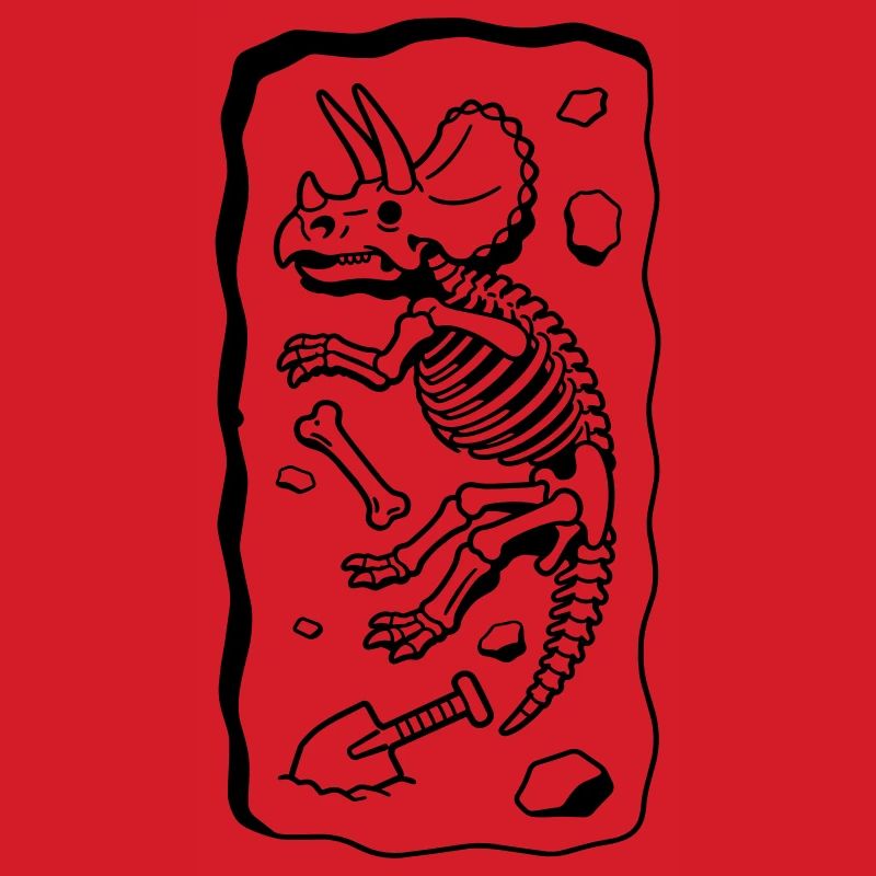 Triceratops-Knochen