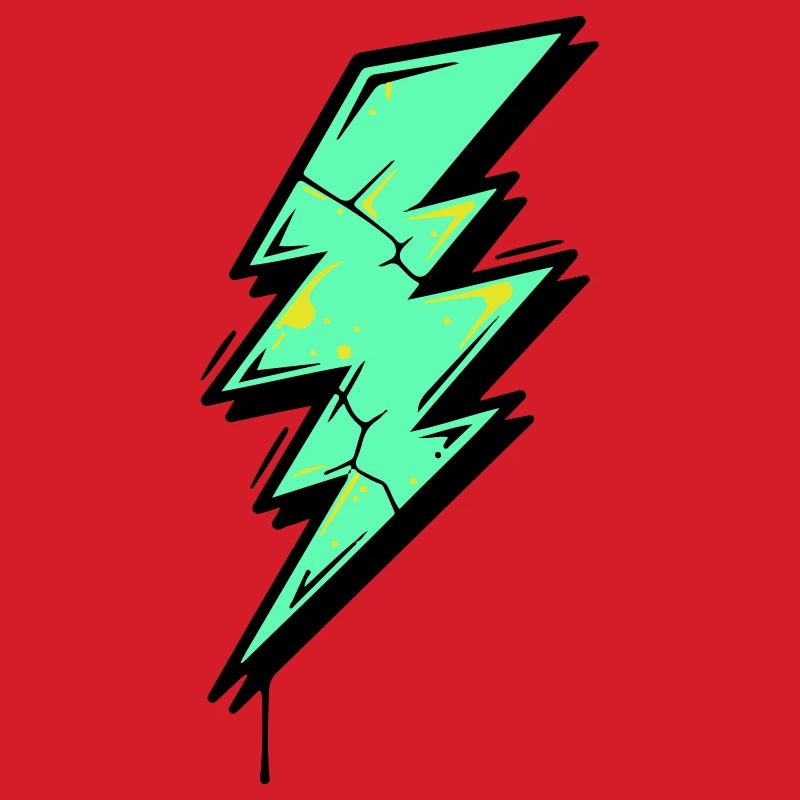 Style Éclair Éclair Abstrait