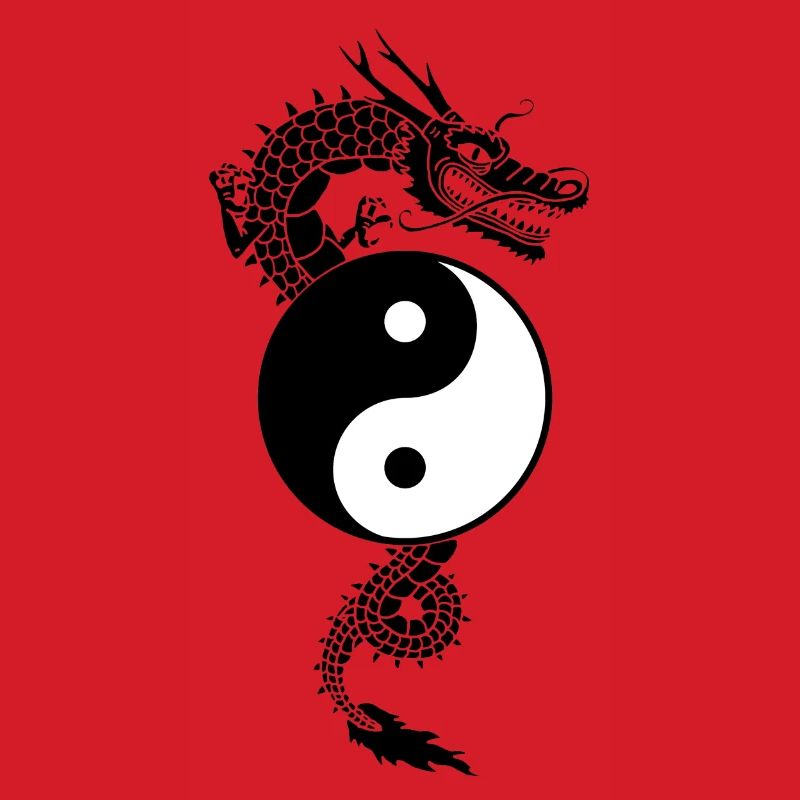 Drache Yin Yang