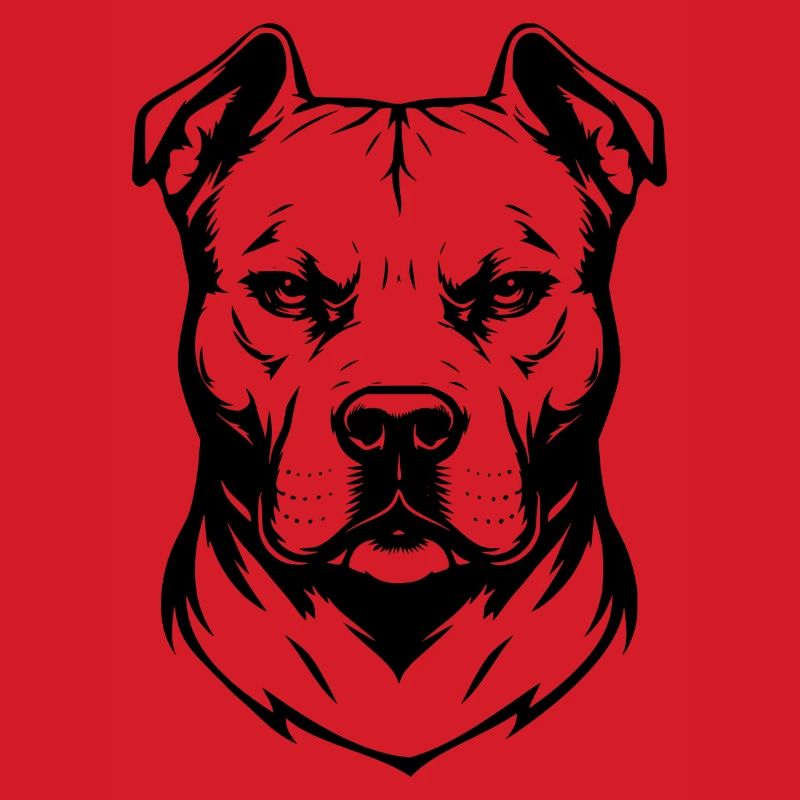 Pitbull design black