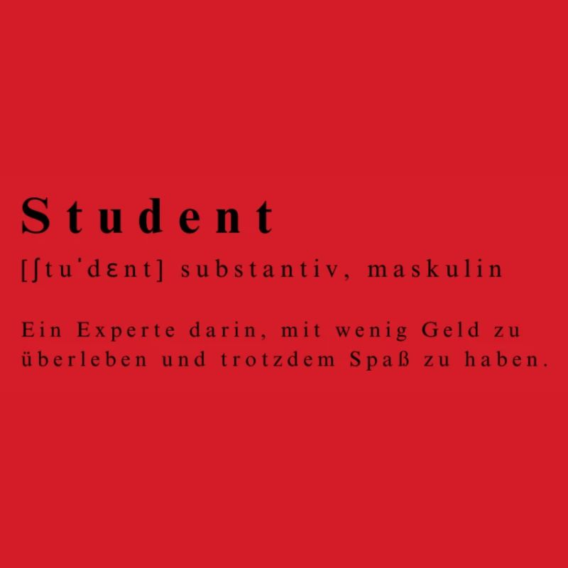 Étudiant - nom, expert, peu d’argent, amusez-vous