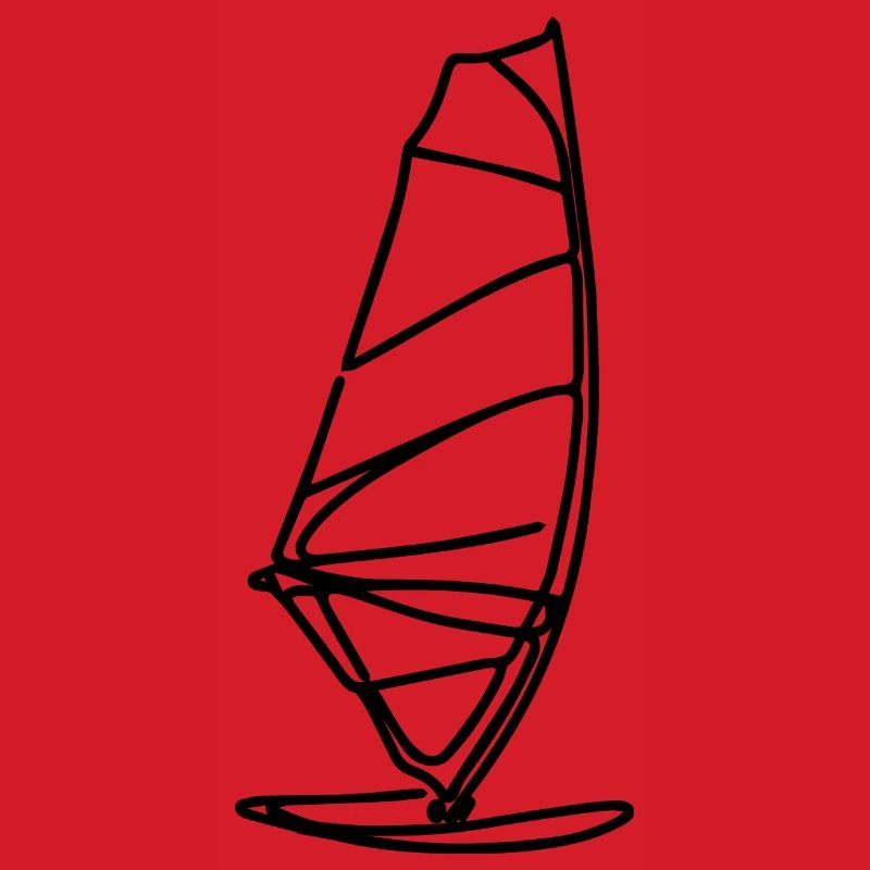 Sailing Board Drawing