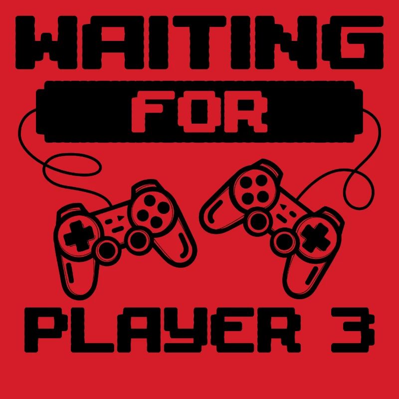 Gamer Zocker Schwanger Controller Statement