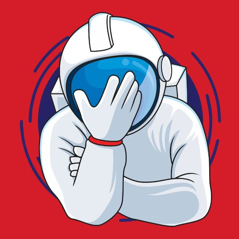 Facepalm Astronaut