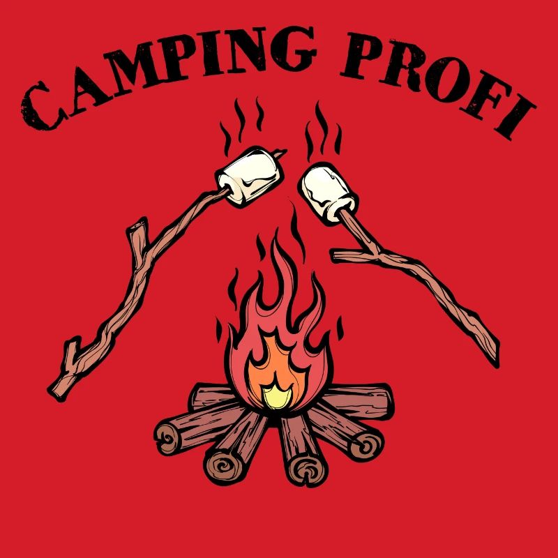 Camping Lagerfeuer Statement Wanderer Campingplatz