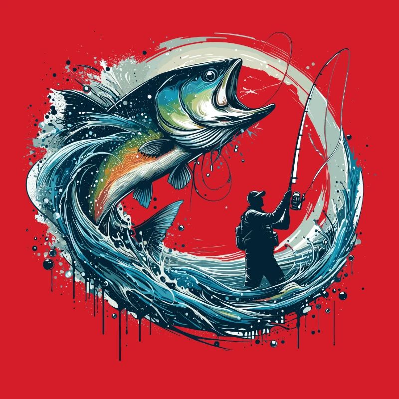Cadeau dynamique de pêche