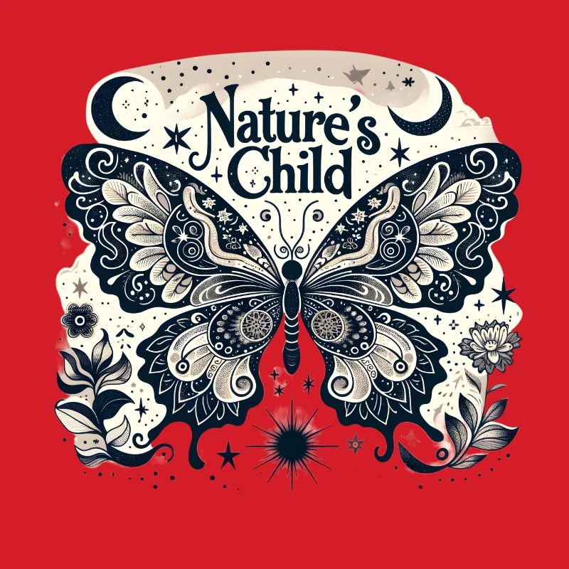 Nature's Child Butterfly Pattern