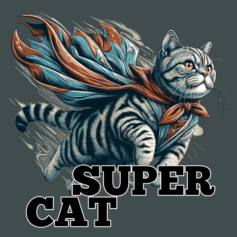 Super Katze Britisch Kurzhaar BKH getigert